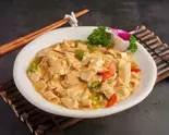 干し豆腐と青唐辛子辛口炒め（中華料理 興隆 東十条店）
