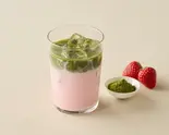 ストロベリー抹茶ラテ(ICE)Lサイズ（KNOWS COFFEEイオンモール津田沼South）