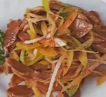砂肝のネギ和え（本格中華料理 東盛軒）