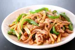 【青椒肉絲】チンジャオロース(豚肉)(中華 東海飯店 大門本店)