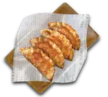キムチ揚げ餃子(4個)  Fried Kimchi Duplings 김치 만두 튀김（ネネチキン 大阪1号店(鶴橋店)）
