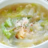 漬け白菜と春雨の煮込み（中国飯店 福龍門）