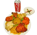 HFC FAMILY PLATTER HALF / HFCファミリープラッター2人前（HABIBI FRIED CHICKEN）