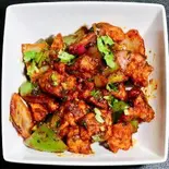 チキンチリ 並 chicken chilly medium(インドネパールレストランアムル)