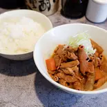 もつ煮とごはんセット（もつ煮込み 世界のかさじま）