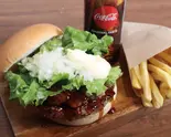 F-1156】ダブルテリヤキバーガーセットDouble Teriyaki burger Set（ハンバーグ＆バーガー TERU 博多駅前通り店）