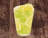 シャインマスカットレモネードソーダ（フレッシュネスバーガー トレアージュ白旗店）