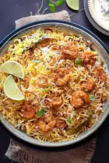 Seafood Biriyani Basmati シーフードビリヤニ(精米)（インドネパール料理ディルクス岸部店）