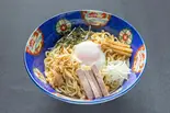 menu特製温玉油そば menu Special Poached Egg Oil Soba（東京煮干屋本舗 中野駅前店）