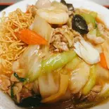 自家製五目あんかけ硬い焼きそば（龍海閣）