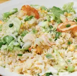 エビレタスチャーハン Shrimp ＆ Lettuce Fried Rice（エスニック食堂オルオル ethnic diner'OLU'OLU）