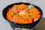2.炙り牛トロいくら丼 いくら増し(漁師町三代目 牛とろいくら本舗 天下茶屋店)