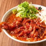 辛い肉汁麺レベル1(肉汁麺ススム 新橋店)