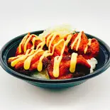 濃厚チーズソース鶏から丼（大盛タルタルからあげ丼 鶏のから騒ぎ 豊平店）