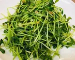 豆苗炒め単品(旭 居酒屋)