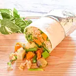【脂肪燃焼】ホットインディアンサラダブリトー【Fat Burn】 Hot Indian Salad Burrito（チョップドサラダ専門店 フィットグリーン 新宿 Chopped Salad FitGreen Shinjuku）