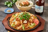 国産牛もつ焼そば&選べるミニ丼セット(国産牛ホルモン焼きそば ホルそば亭 蕨中央)