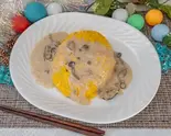 きのこ炒めオムライス（オムライス・オムカレー・カレーの『Minizzuderi』鶴橋店）