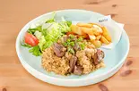 ビーフライス(ポテト・サラダ付き)（Australian Cafe＆Bar Manly カフェ マンリー 天神店）