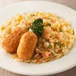 ピラフ＆クリームコロッケ（えびピラフ専門店）