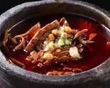 冒腰花 豚マメのピリ辛スープ（ビャンビャン麺 朋友）