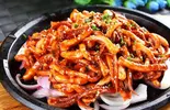 铁板鱿鱼须 ゲソのスパイシー炒め（四川料理 成都小吃）