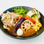 豚しゃぶと14種の野菜カレー（スープカレーこうき屋 岸里店）