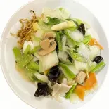 海鮮焼きそば Fried Noodles with Seafood（中華料理 華景園）