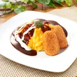 クリームコロッケ(2個)＆ 【デミ】オムライス≪4288≫（デリズ京急鶴見店）