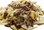 ラム肉と長ネギの炒め(葱爆羊肉)（宏福楼）