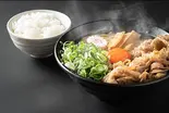 塩肉玉そば・ご飯セット（東京名物 肉玉そば おとど 北千住店）