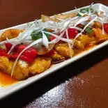 ピリ辛白身魚炒め（中華居酒屋 上海厨房）