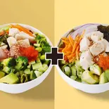 【シェアセット】クラシックプロテイン30＆チキンポキ(Classic Protein 30 Poke ＆ Chicken Poke Set)（LAスタイル ポキボウル専門店 SCALES(スケール)中目黒 なんば店）