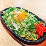 屋台ねぎ玉焼きそば（大阪名物 揚げたこ焼きイカ焼き専門店 粉もん屋）