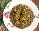 Saag Chicken Curry サーグチキンカレー 1400円(ニルワナム 南インド料理レストラン 神谷町店 Nirvanam South Indian restaurant Kamiyacho branch)