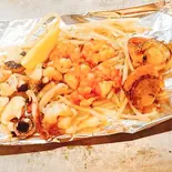 海鮮塩焼き盛り合わせ(広島お好み焼き かじ多)