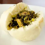 高菜と豚肉の肉まん（中華パンの専門店 福慶）
