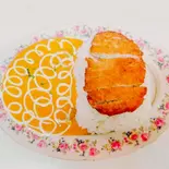 トンカツカレーライス Pork Cutlet Curry Rice(インド・タイ料理 さくら)