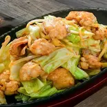 辛ホルモン焼き定食(旭 居酒屋)