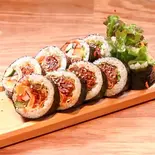 豚肉キンパ（新大久保韓国横丁 第一食堂）