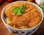 女王様のとじないロースカツとヒレカツのミックスカツ丼(カツ丼 三代目 なかじま 獨協大学前店)