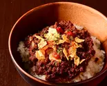 ゴロゴロお肉の牛タコライス(ご飯少なめ)（牛タコスと焼肉丼）
