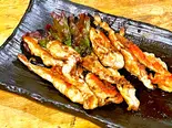 鶏せせりのたれ焼き（餃子工房 ちびすけ 東心斎橋店）