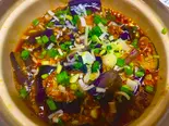 辛麻婆なす(旭 居酒屋)