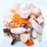 海鮮三種炒め【海鲜三炒】(中華料理 聚楽園)