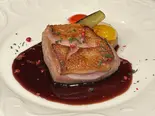 鴨のロースト オレンジ赤ワインソース（trattoria craft）