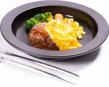 ふわふわ卵のハンバーグ（【牛100%ハンバーグ】挽肉亭 船橋店）