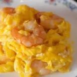 エビと玉子の炒め（中国飯店 福龍門）