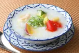 彩りごろごろ野菜の中華粥（おかゆ 煮え花 船橋店）