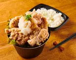 鶏もも唐揚げ おろしポン酢 ごはんセット（居酒屋日本一の唐揚げ専門 えんまる 本八幡店）